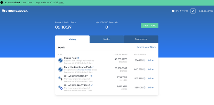 StrongBlock Dashboard