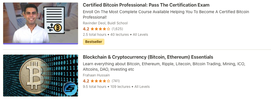 Online crypto course