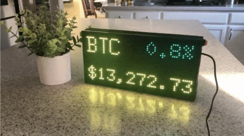 Bitcoin table price ticker