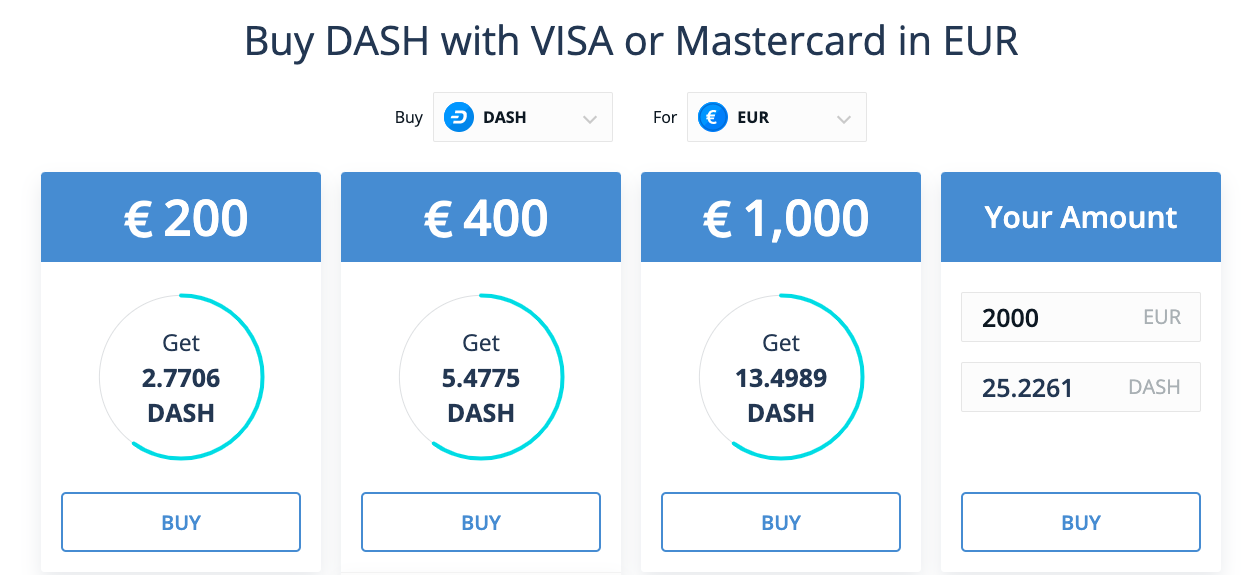 Buy DASH on CEX.io