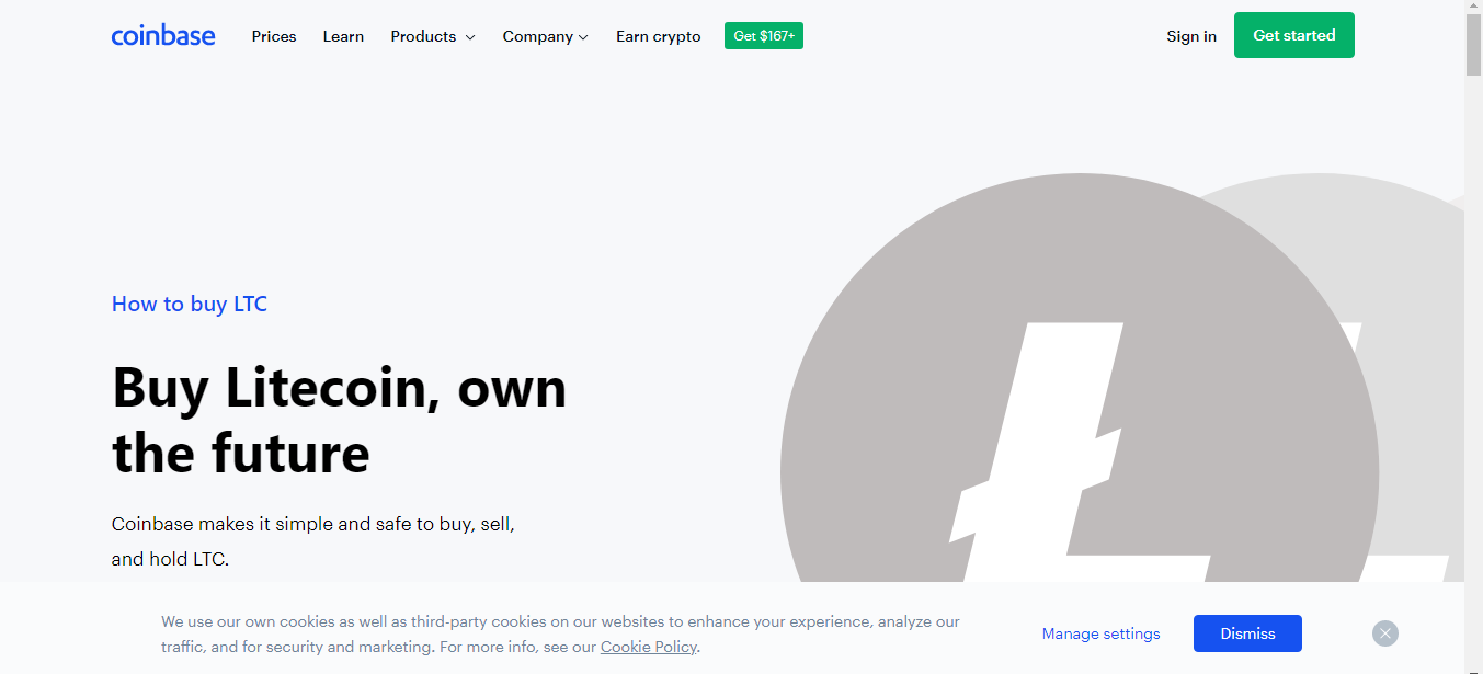 Buy Litecoin on Coinbase