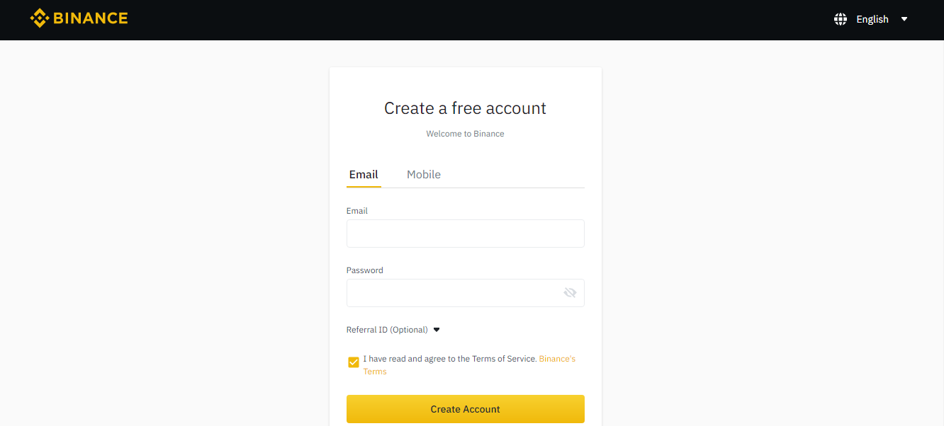 binance referral code canada