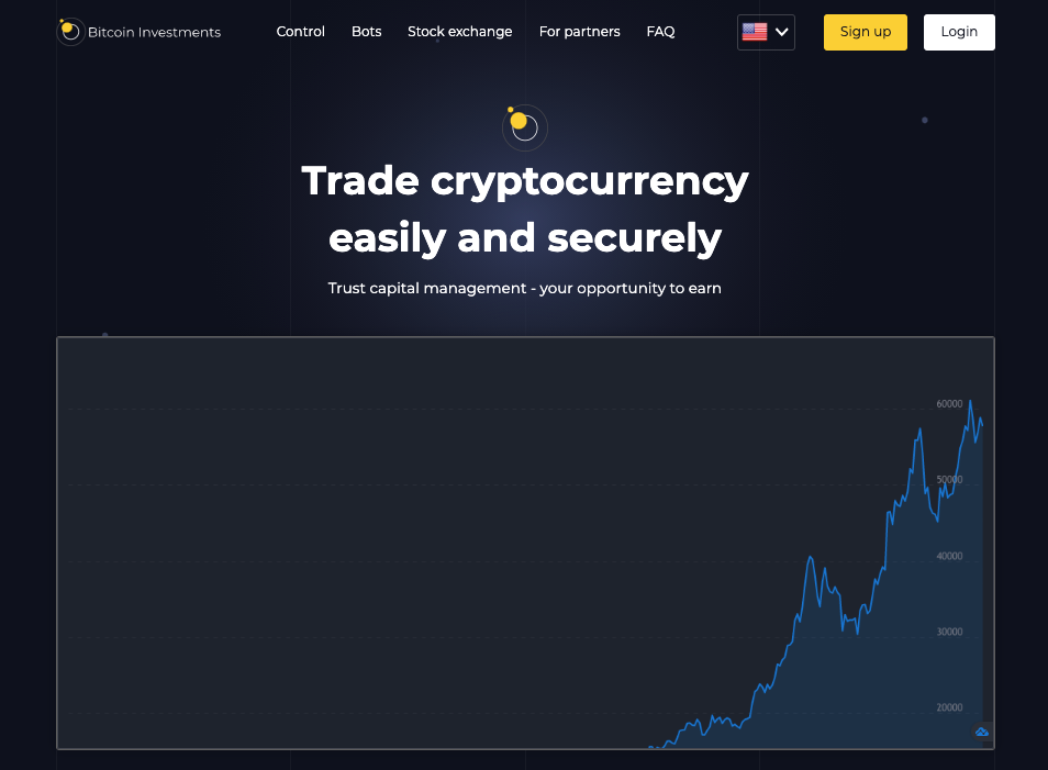 Bitcoin investments homepage