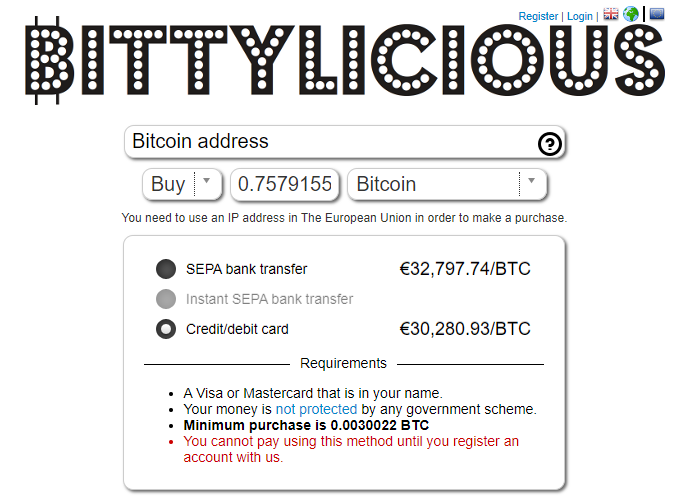 bittylicious buy btc