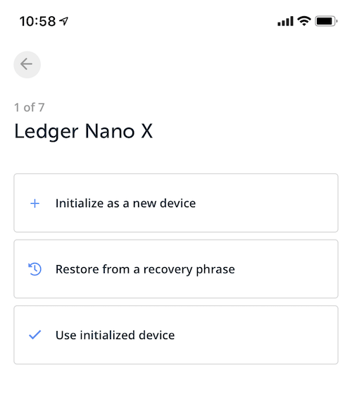 How to set up Ledger Nano X