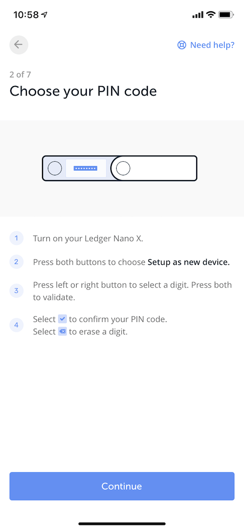 How to set up Ledger Nano X