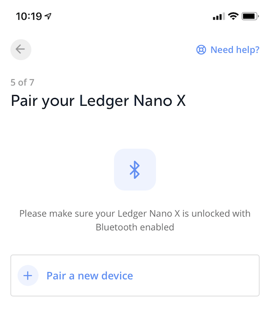 How to set up Ledger Nano X