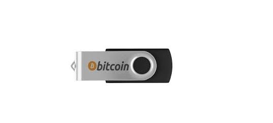 can bitcoin be stored on a flash drive